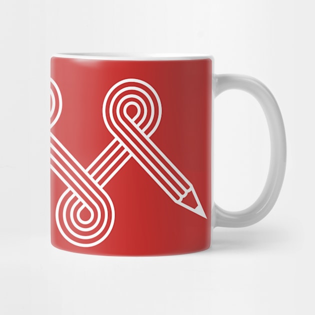 Swirly Pencil by ClarkStreetPress